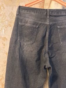 Tokyo Talkies Ripped Black Jeans, High Waist- 34