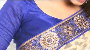 Elegant Embroidered Saree