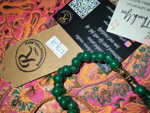 Handcrafted Green Beaded Chokker