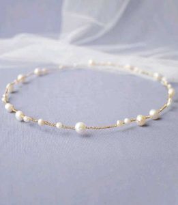 Korean Pearl Hair Crown
