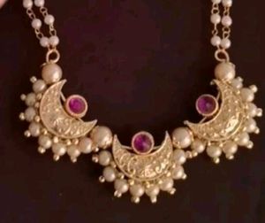 Pearl Moon Necklace