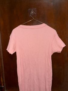 Pink T-Shirt Dress