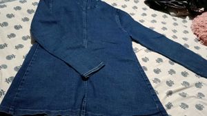 Denim Jacket with Lace (Small Size)