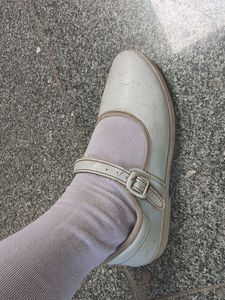 White School Shoes It&#39;s Truely New..
