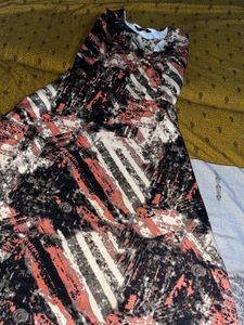 printed gown for women