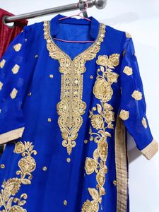 Partywear Kurta With Dupatta