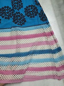 Blue Patterned Summer Dress