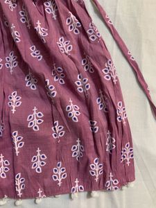 Cute Pink Floral Kurta