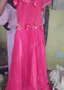 Frock For Girls With Work Of Stones