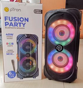 🔥pTron Fusion Party v2 40W Bluetooth Speaker🔥