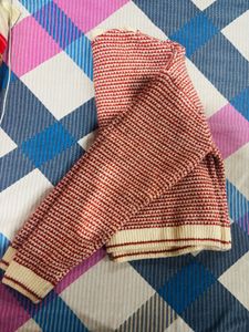 Striped Knit Pullover Sweater