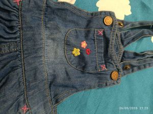 6-12 Month Girl Denim Skirt ( Like New)