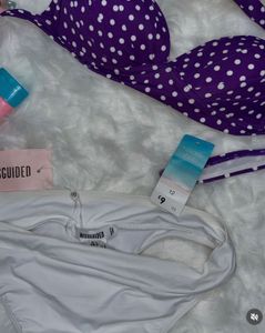 Missguided Polka Dot Bikini Set