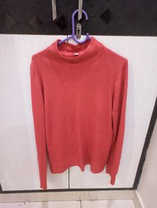 Red Turtleneck Sweater