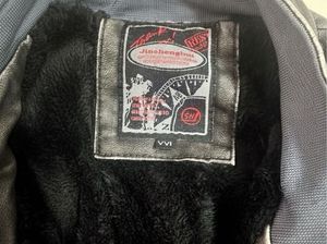 Charcoal Gray Leather Jacket