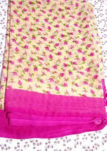 Floral Print saree
