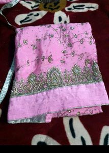 Beautiful hand work baby Pink Suit