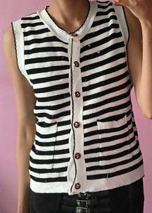 B&W Vest/Cardigan