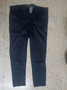 Navy Blue Casual Pants