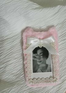 Pink Plush Photo Frame