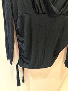 Beautiful Black Wrap Top