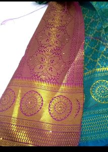 Heavy Banarasi Silk Saree..with 2 Blouses