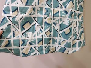 Abstract Print Long Shirt Kurta