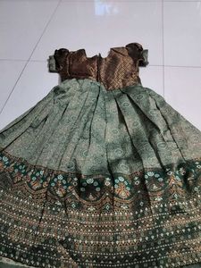 Ethnic kids green Gown...