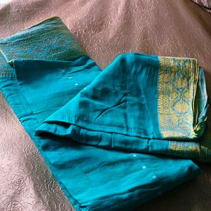 🛍️ Teal Saree ⭐⭐⭐⭐⭐