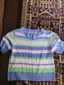 Striped Knit Top