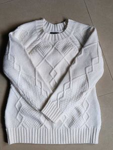 Ivory Cable Knit Sweater