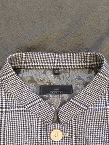 XXL Black &amp; White Nehru Jacket