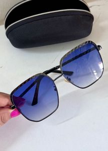 Blue fashion sunglasses