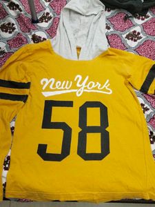 Yellow 'New York 58' Tee