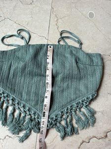 Fringe Trim Cami Top