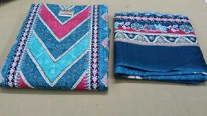 unstitched cotton suit
