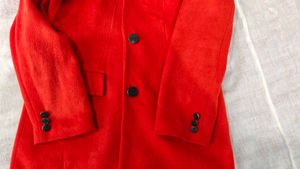 Red Zara Woman&#39;s Coat