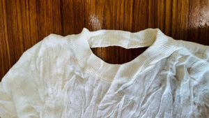 women’s pre winter Elegant White Top