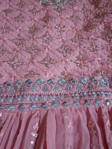 Pink Anarkali Dress