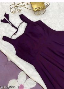 Purple Anarkali Dress With Dupatta