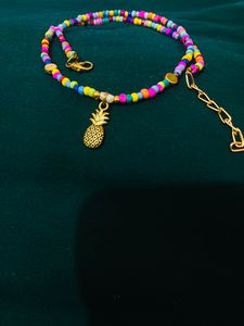 Pineapple Beaded Necklace