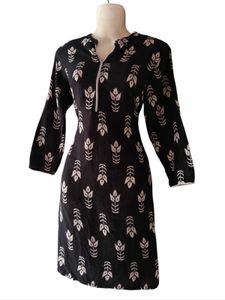 Printed Black Zudio Kurti