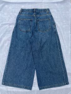 Wide Leg Cropped Jeans
