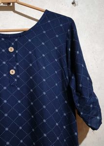 Simple Side Cut Straight Kurtha