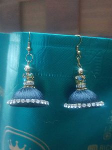 Beautiful Handmade Jhumka Black Colour