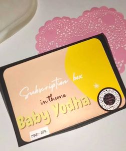 Mar-Apr Baby Yodha subscription box ✨