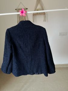 NAVY BLUE Embellished Coat 🎀