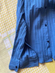 Full Sleeves Blue Shirt