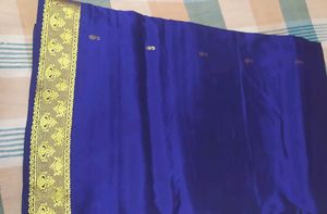 Violet Pattu Saree With Blouse