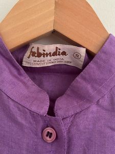 Purple Button-Down Shirt
